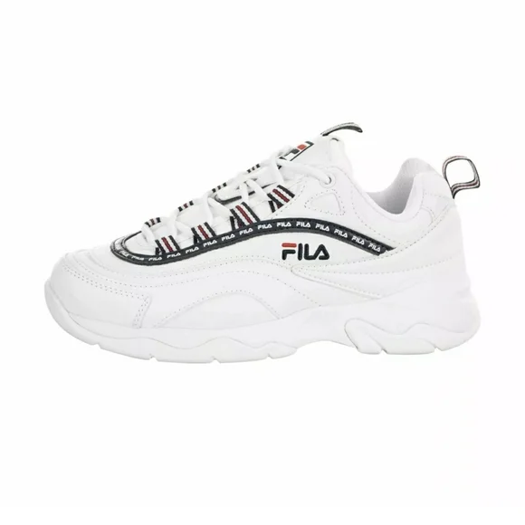 Fila Women's Fila-Ray-Repeat Size 7.5 Color White/fila Navy - Picture 8 of 9